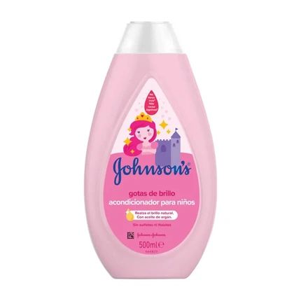 Johnson'S Baby Conditioner Shine Drops 500Ml Gentle And Shiny Hair Care For Children