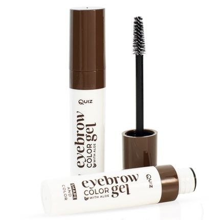 Quiz Cosmetics Eyebrow Gel Shape & Color Coloring Gel For Eyebrows With Aloe Vera Light 5Ml