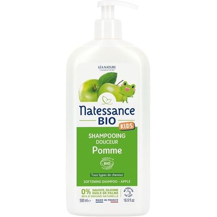Natessance Apple Sulphate Free Organic Cosmetic For Kids Hair And Body Care