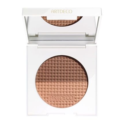 Artdeco Bronzing Powder St. Tropez Tan Two-Tone Bronzer In Cool Shades - Image 3