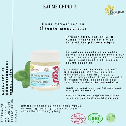 Fleurance Nature Chinese Massage Balm With 8Ae 30Ml - Image 3