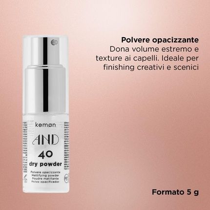 Kemon And 40 Dry Powder Hair Care For Creative Looks 5G