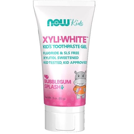Now Kids Xyliwhite Bubblegum Splash Toothpaste Gel 85G