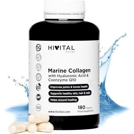 Collagen With Hyaluronic Acid, Coenzyme Q10, Vitamin C And Zinc 180 Capsules