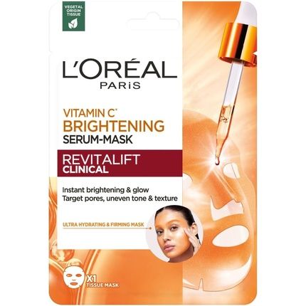 L'Oreal Paris Vitamin C Instant Brightening Serum Mask Infused With Vitamin C