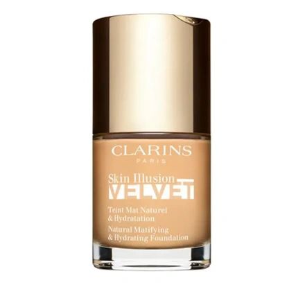 Clarins Skin Illusion Velvet Natural Matte Foundation & Hydration 30Ml