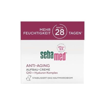 Sebamed Anti-Aging Building Cream For Men And Women Day Cream Anti-Wrinkle Cream Reduces Wrinkle Depth Prevents Skin Aging With Q10 And Hyaluron Complex 50Ml
