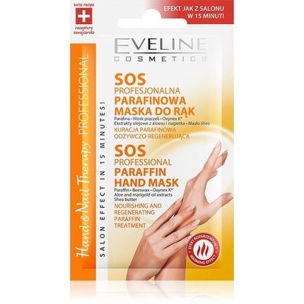 Eveline Hand & Nail Therapy Sos Professional Paraffin Mask For Hands 7Ml