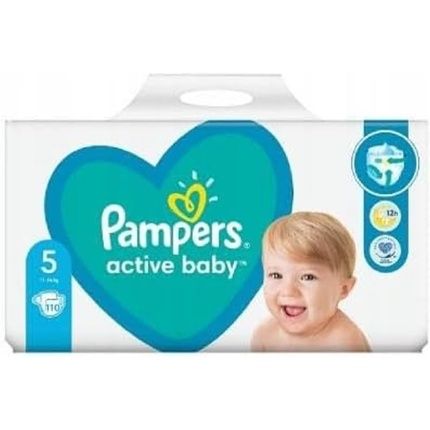 Pampers Active Baby Diapers Size 5 (11-16Kg)
