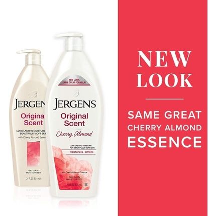 Jergens Cherry-Almond Moisturizer Original Scent 21 Oz 621 Ml - Image 3