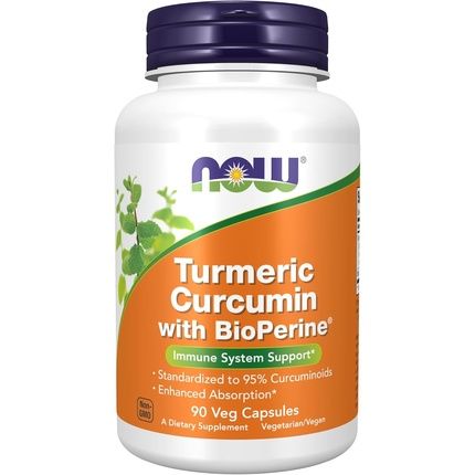 Now Supplements Turmeric Curcumin With Bioperine Immune System Support