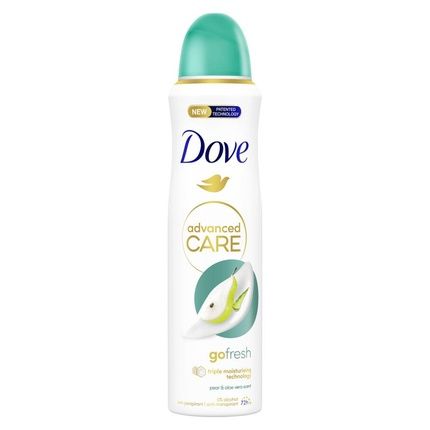 Dove Advanced Care Go Fresh Pear & Aloe Vera 72H Antiperspirant 150 Ml