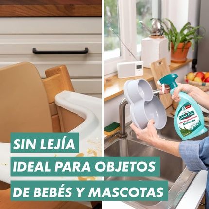 Sanytol Disinfecting Cleaning Spray With Spray Gun 750Ml - Image 3