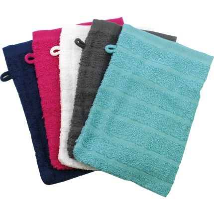 Sdlohner Wash Glove 21X15 Cm Assorted Colors 100 Cotton Washable At 60C Suitable For Tumble Dryer
