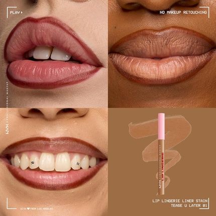 Nyx Professional Makeup Lingerie Lip Liner Stain Seamless All Day