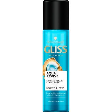 Gliss Aqua Revive Express Repair Conditioner - 200Ml Leave-In Spray For Normal And Dry Hair