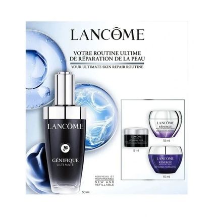 Lancme Rngie Gift Set Includes Genifique Ultimate Serum 50Ml Genifique New Eye Cream 5Ml Rngie New Cream 15Ml And Rngie Multilift Night Cream 15Ml