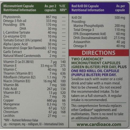 Vitabiotics Cardioace Max 84 Capsules - Image 3