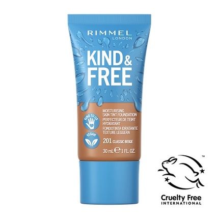 Kind & Free Vegan Moisturizing Foundation 201 Classic Beige 30Ml