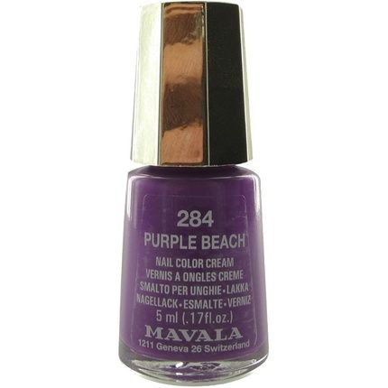 Mavala Mini Nail Polish Long Lasting Color 284 Purple Beach