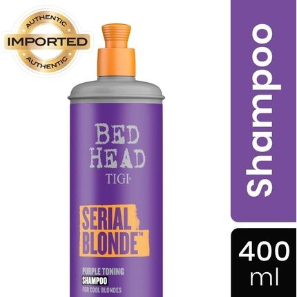 Bed Head Serial Blonde Purple Toning Shampoo 400Ml - Image 3