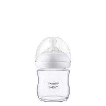 Philips Avent Natural Response Glass Baby Bottle 120Ml