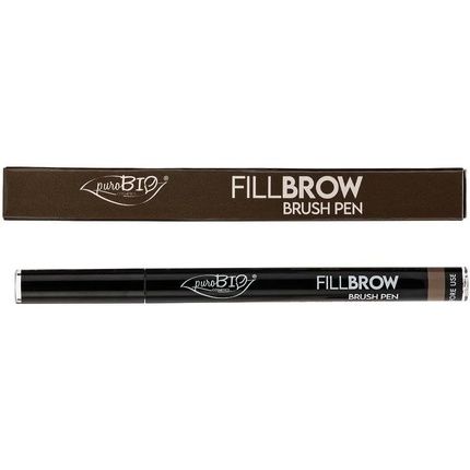 Puro Bio Fillbrow Brush Pen 02 Castano 0.7Ml