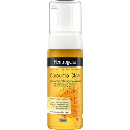 Neutrogena Curcuma Clear Facial Cleanser Soothing Cleansing Foam Makeup Remover 150Ml