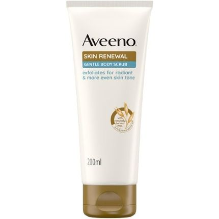 Aveeno Skin Renewal Gentle Body Scrub With Prebiotic Oat Pha & Niacinamide 200Ml