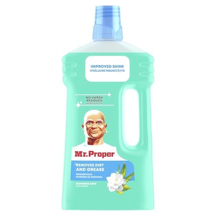 Mr Proper Floor Solution 1L Morning Dew Effective Floor Cleaner