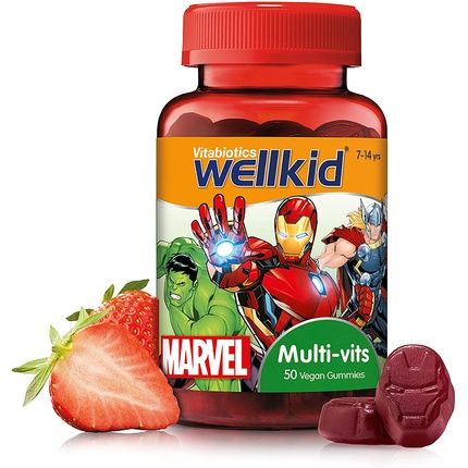 Vitabiotics Wellkid Marvel Multi Vitamin Gummies 50 Count