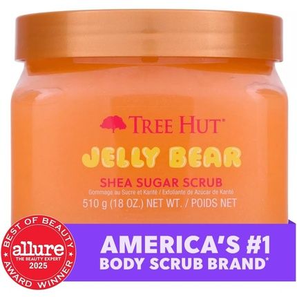 Tree Hut Jelly Bear Shea Sugar Scrub Exfoliating Hydrating Moisturizing Body - Image 3