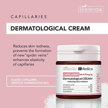 Bielenda Dr Medica - Reduces Skin Redness, Prevents The Formation Of New Veins