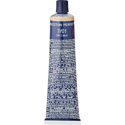 Wella Koleston Perfect Me+ 7/01 Medium Blonde Natural Ash Hair Color 60Ml - Image 3