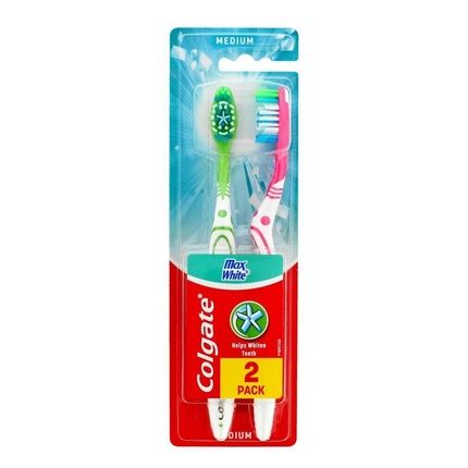 Colgate Max White Medium Toothbrush - Assorted Colors