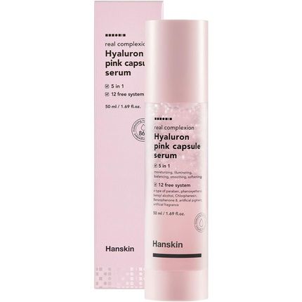Hanskin Real Complexion Hyaluron Pink Capsule Serum 50Ml