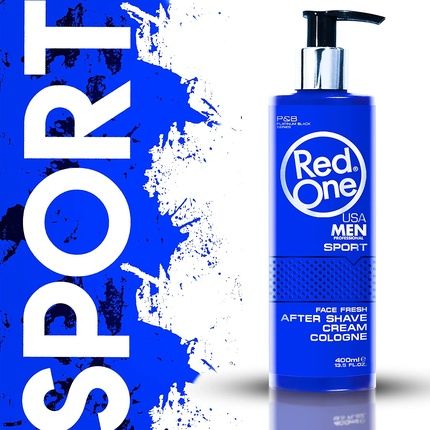Redone Aftershave Cream Cologne 400Ml Moisturizing Face Fresh Sport For Men