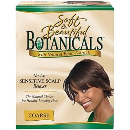 Soft & Beautiful Botanicals Sensitive Scalp Relaxer With Natural Plant Extracts - Coarse