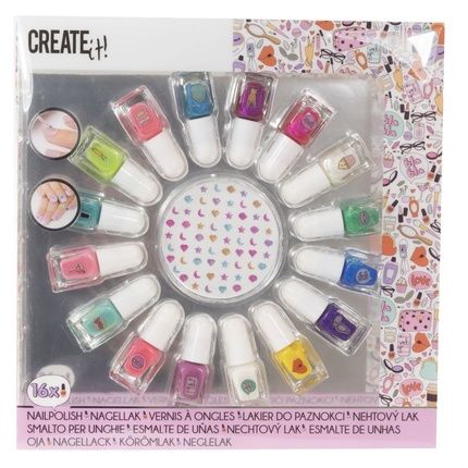Create It Create It Nail Polish Set Mermaid 16 Bottles
