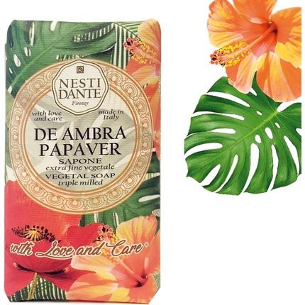 Nesti Dante De Ambra Papaver No.9 Soap 250G Papaya