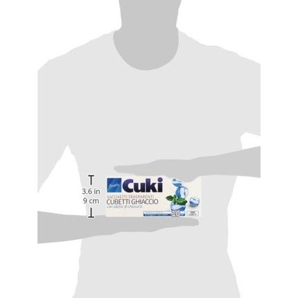 Cuki - Bags Transparent, For Ice Cubes With Flap Closure - 8 Packs - Image 3