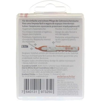 Edelweiss White Interdental Brushes Starter Kit