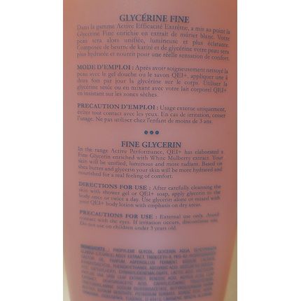 Paris Active Efficacite Extreme Glycerine Fine Strong Toning