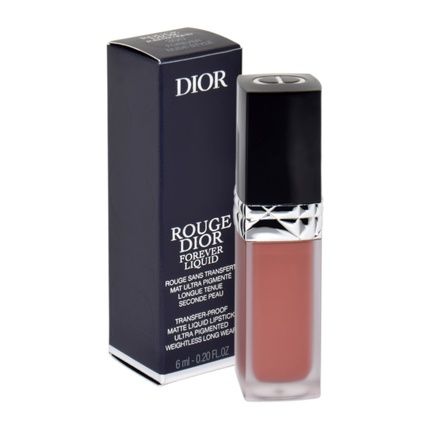 Dior Rouge Forever Liquid Lipstick 300 Forever Nude Style 6Ml Highly Pigmented