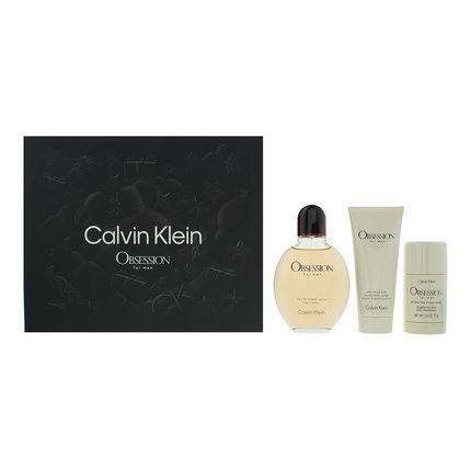 Calvin Klein Obsession For Men Eau De Toilette Spray With Deodorant And Aftershave
