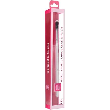 T4B 100 Series Ilu Kabuki Flat Brush For Face Makeup White (121) - Image 3