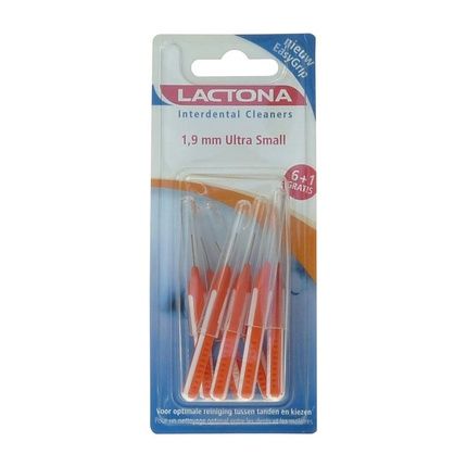 Lactona Interdental Brushes Easygrip 1.9 Mm Ultra Small - Toothbrush - 6 Pcs