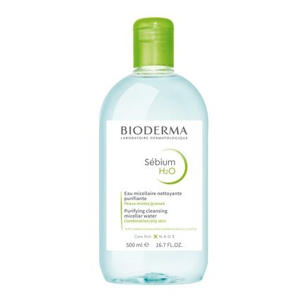 Bioderma Sbium H2O Micellar Water 500Ml Purifying Cleansing Solution - Image 4