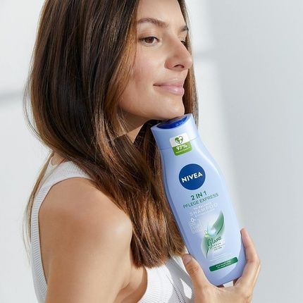 Nivea 2-In-1 Care Express Ph-Balance Shampoo + Conditioner 400Ml With Aloe Vera