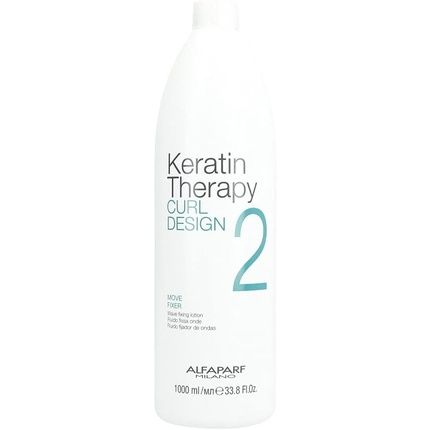 Alfaparf Keratin Therapy Curl Design 2 Move Fixer 1000Ml Wave Fixing Lotion
